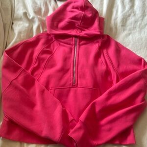 lululemon 1/2 zip oversize scuba